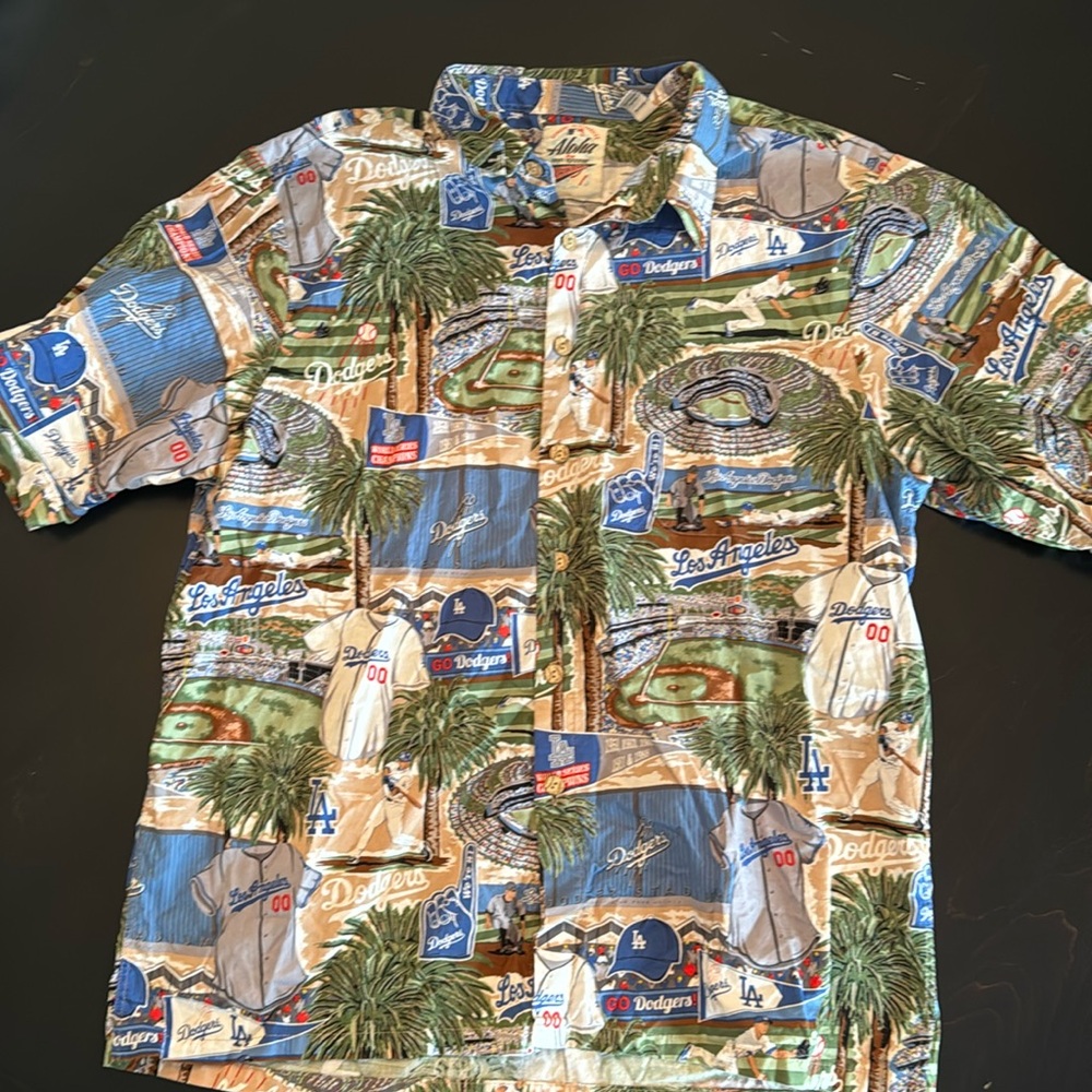 Aloha from reyn spooner Dodgers shirt